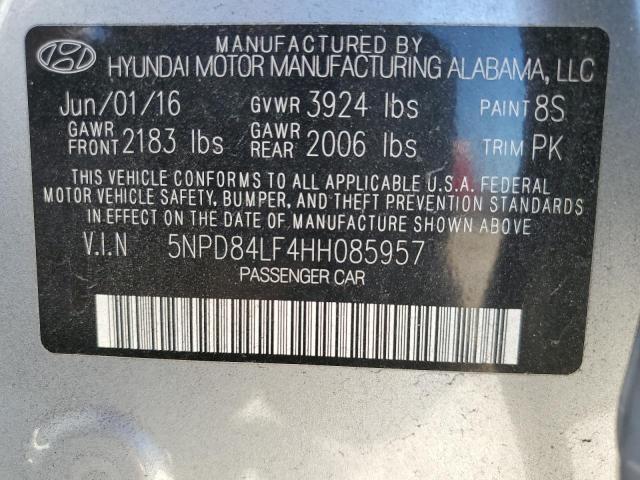 Photo 11 VIN: 5NPD84LF4HH085957 - HYUNDAI ELANTRA SE 