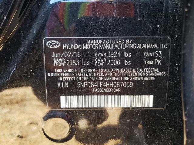 Photo 11 VIN: 5NPD84LF4HH087059 - HYUNDAI ELANTRA 