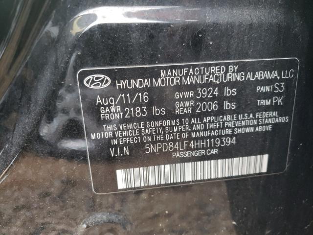 Photo 9 VIN: 5NPD84LF4HH119394 - HYUNDAI ELANTRA SE 