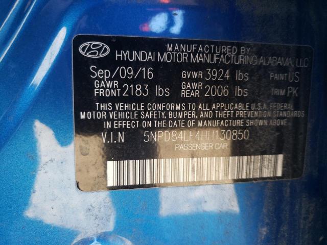 Photo 11 VIN: 5NPD84LF4HH130850 - HYUNDAI ELANTRA SE 