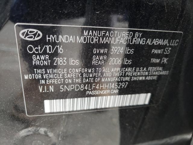 Photo 9 VIN: 5NPD84LF4HH145297 - HYUNDAI ELANTRA SE 