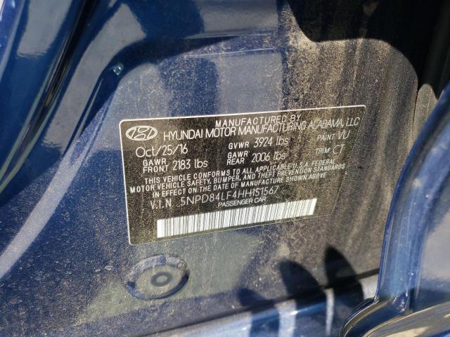 Photo 12 VIN: 5NPD84LF4HH151567 - HYUNDAI ELANTRA 