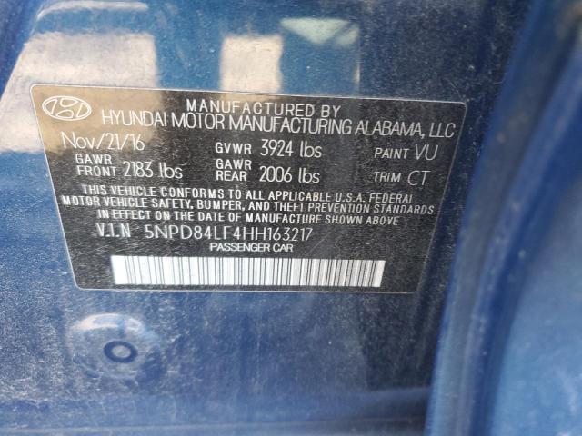 Photo 12 VIN: 5NPD84LF4HH163217 - HYUNDAI ELANTRA 