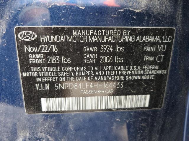 Photo 12 VIN: 5NPD84LF4HH164433 - HYUNDAI ELANTRA 