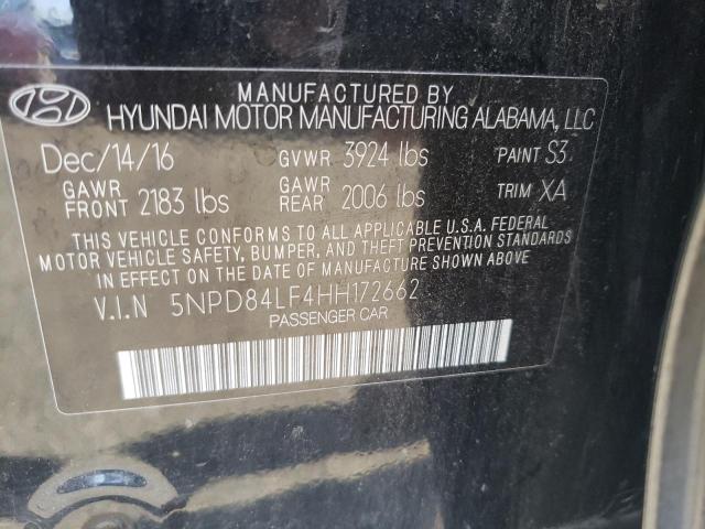 Photo 11 VIN: 5NPD84LF4HH172662 - HYUNDAI ELANTRA SE 