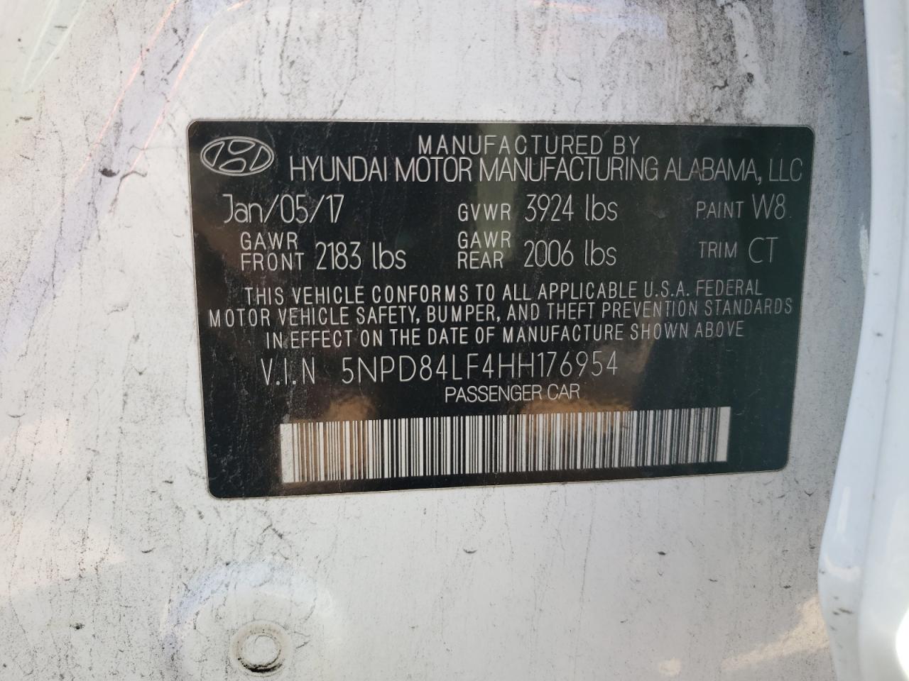 Photo 11 VIN: 5NPD84LF4HH176954 - HYUNDAI ELANTRA 