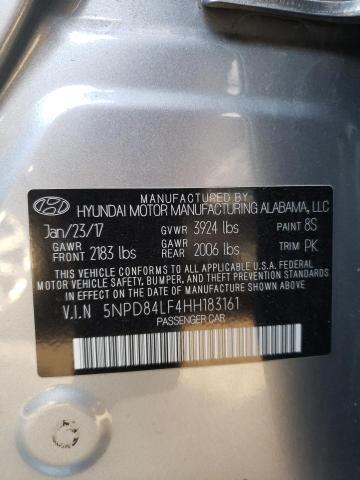 Photo 9 VIN: 5NPD84LF4HH183161 - HYUNDAI ELANTRA SE 