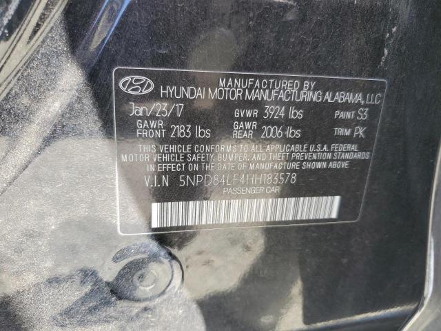 Photo 12 VIN: 5NPD84LF4HH183578 - HYUNDAI ELANTRA SE 