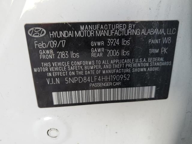 Photo 11 VIN: 5NPD84LF4HH190952 - HYUNDAI ELANTRA SE 