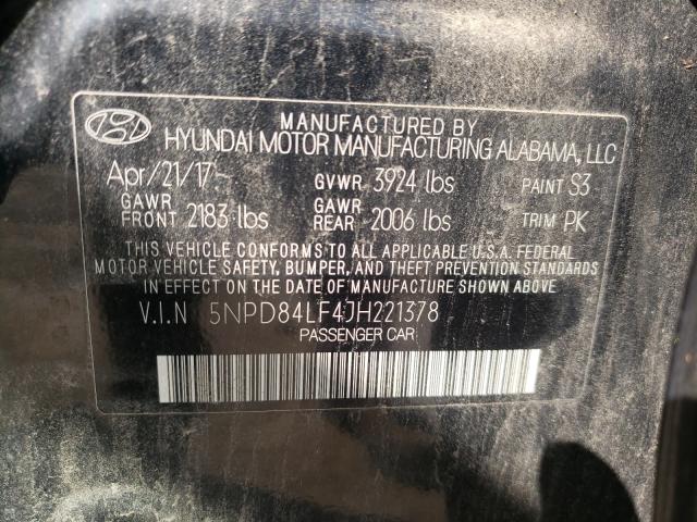 Photo 9 VIN: 5NPD84LF4JH221378 - HYUNDAI ELANTRA SE 