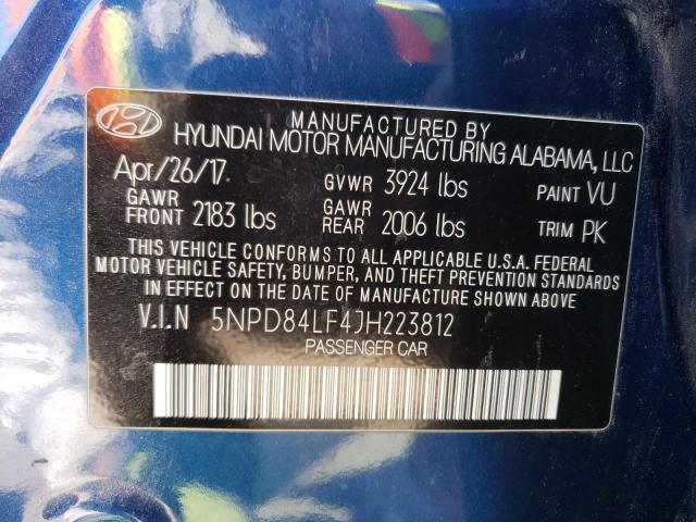 Photo 11 VIN: 5NPD84LF4JH223812 - HYUNDAI ELANTRA SE 