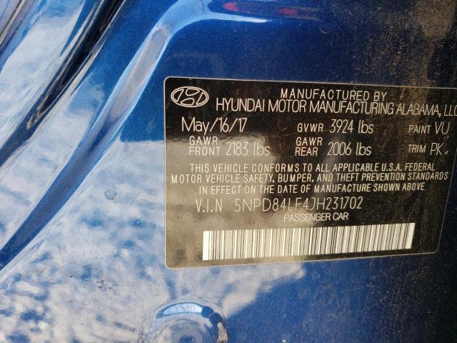 Photo 11 VIN: 5NPD84LF4JH231702 - HYUNDAI ELANTRA 