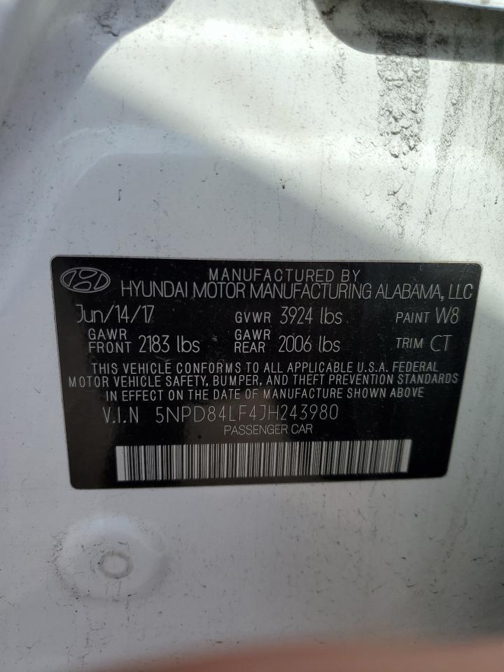 Photo 11 VIN: 5NPD84LF4JH243980 - HYUNDAI ELANTRA 