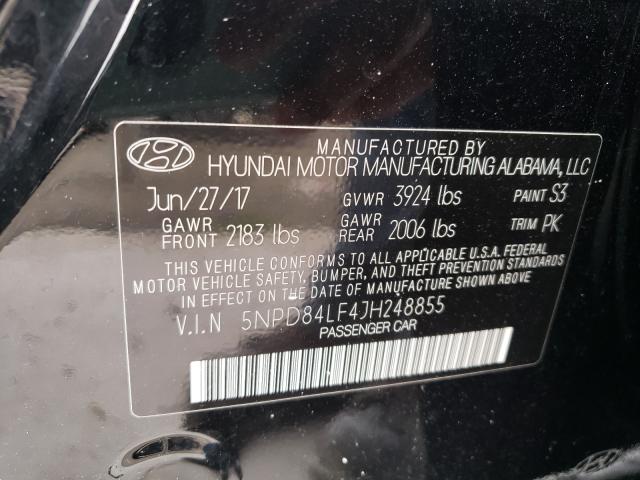 Photo 9 VIN: 5NPD84LF4JH248855 - HYUNDAI ELANTRA SE 