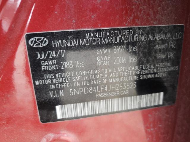 Photo 11 VIN: 5NPD84LF4JH253523 - HYUNDAI ELANTRA SE 