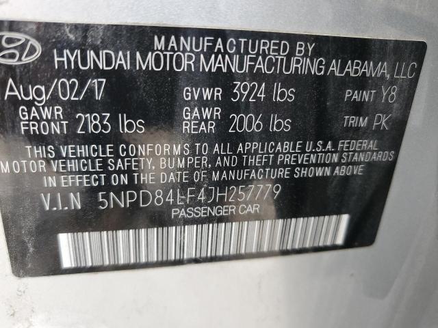 Photo 11 VIN: 5NPD84LF4JH257779 - HYUNDAI ELANTRA SE 