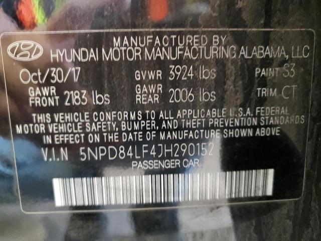 Photo 11 VIN: 5NPD84LF4JH290152 - HYUNDAI ELANTRA SE 