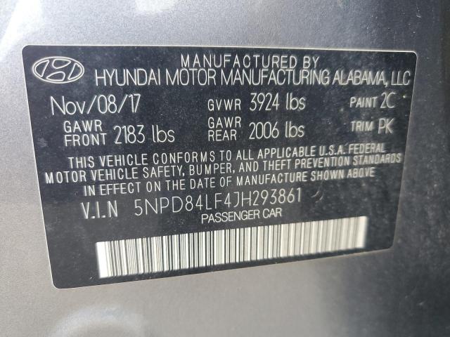 Photo 11 VIN: 5NPD84LF4JH293861 - HYUNDAI ELANTRA SE 