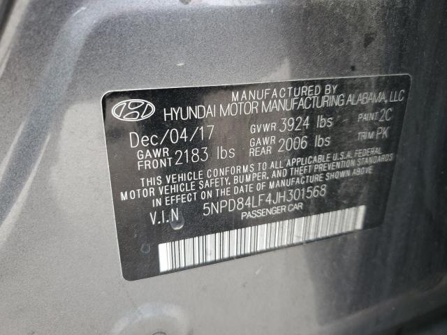 Photo 11 VIN: 5NPD84LF4JH301568 - HYUNDAI ELANTRA SE 