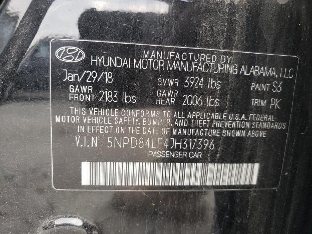 Photo 11 VIN: 5NPD84LF4JH317396 - HYUNDAI ELANTRA SE 