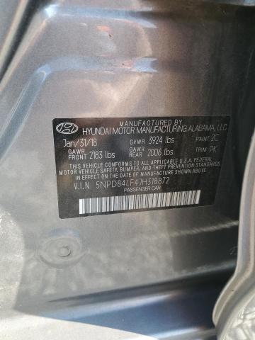 Photo 11 VIN: 5NPD84LF4JH318872 - HYUNDAI ELANTRA SE 