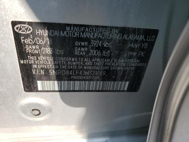 Photo 11 VIN: 5NPD84LF4JH321769 - HYUNDAI ELANTRA SE 