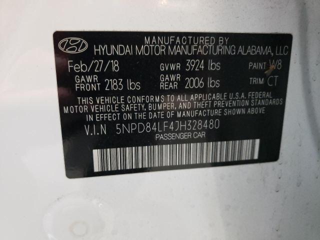 Photo 9 VIN: 5NPD84LF4JH328480 - HYUNDAI ELANTRA SE 