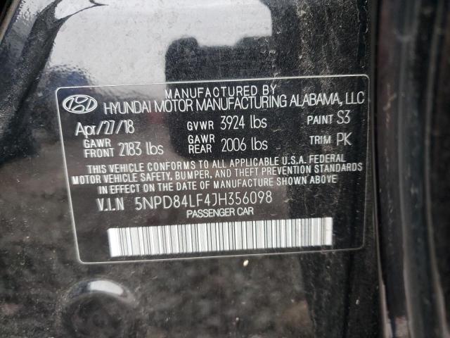 Photo 11 VIN: 5NPD84LF4JH356098 - HYUNDAI ELANTRA 