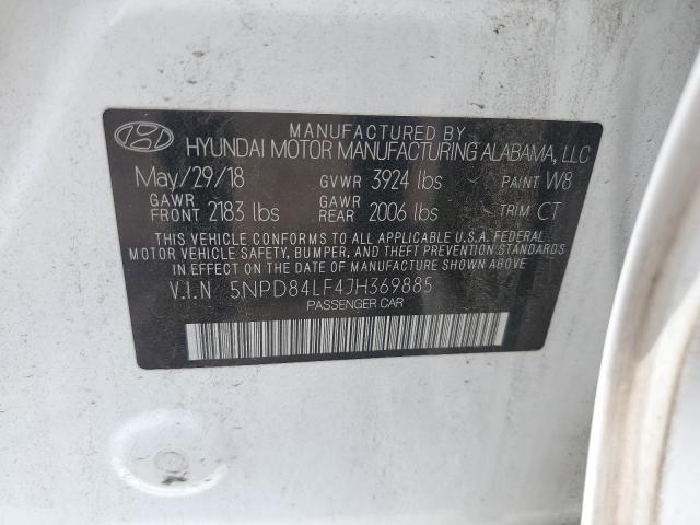 Photo 11 VIN: 5NPD84LF4JH369885 - HYUNDAI ELANTRA 