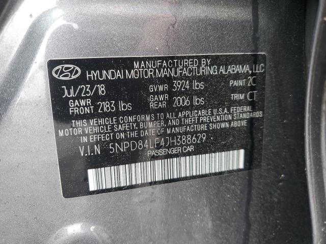 Photo 11 VIN: 5NPD84LF4JH388629 - HYUNDAI ELANTRA SE 