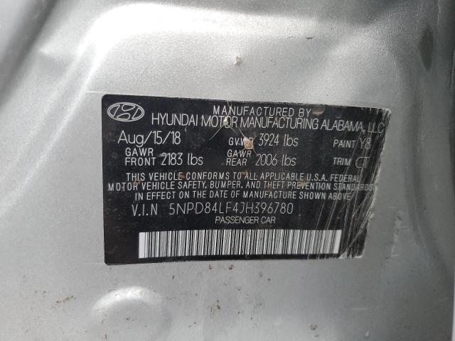 Photo 11 VIN: 5NPD84LF4JH396780 - HYUNDAI ELANTRA SE 