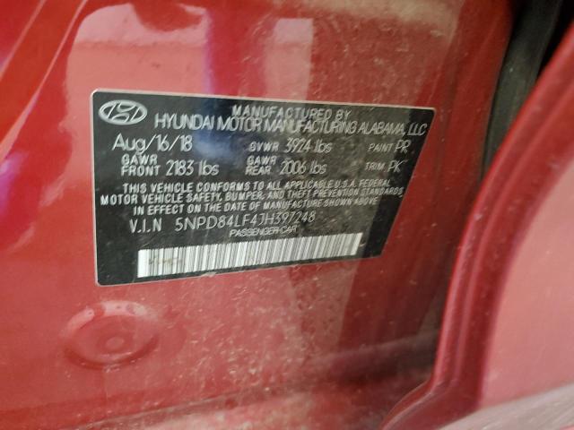 Photo 11 VIN: 5NPD84LF4JH397248 - HYUNDAI ELANTRA SE 