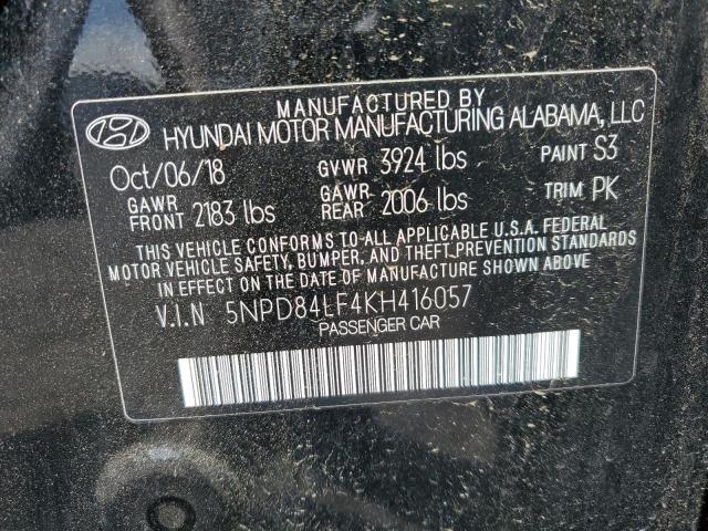 Photo 11 VIN: 5NPD84LF4KH416057 - HYUNDAI ELANTRA SE 