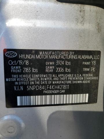 Photo 12 VIN: 5NPD84LF4KH421811 - HYUNDAI ELANTRA 