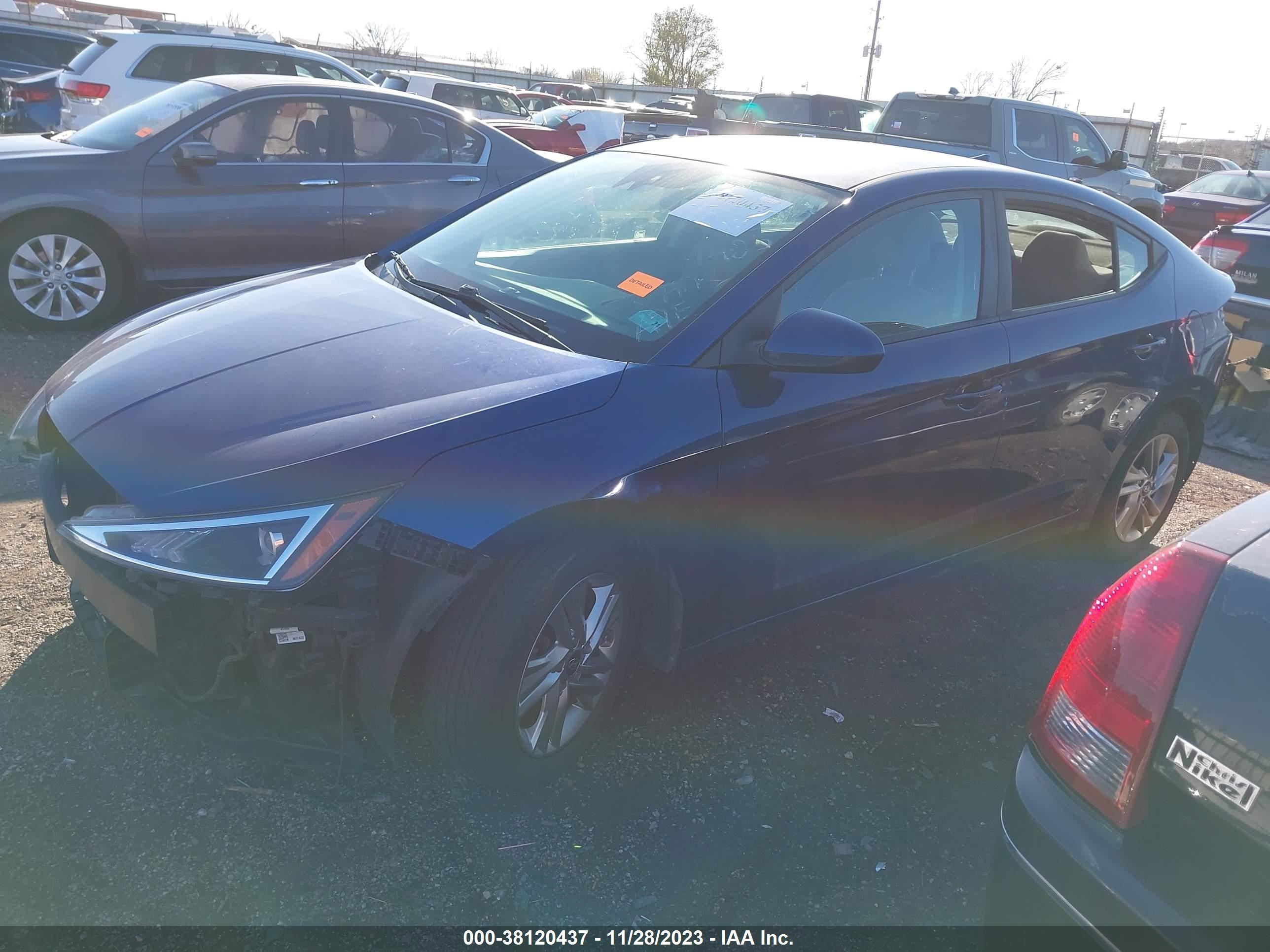 Photo 1 VIN: 5NPD84LF4KH436213 - HYUNDAI ELANTRA 