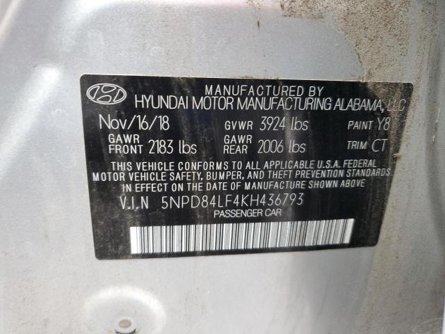 Photo 11 VIN: 5NPD84LF4KH436793 - HYUNDAI ELANTRA SE 