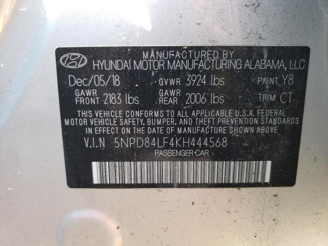 Photo 9 VIN: 5NPD84LF4KH444568 - HYUNDAI ELANTRA SE 