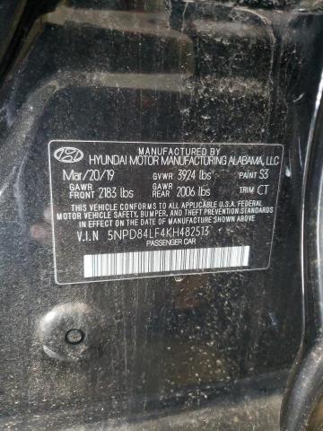 Photo 11 VIN: 5NPD84LF4KH482513 - HYUNDAI ELANTRA SE 