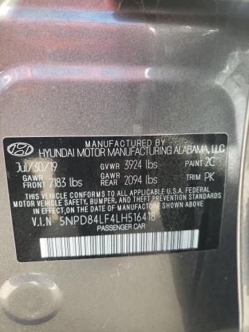 Photo 9 VIN: 5NPD84LF4LH516418 - HYUNDAI ELANTRA SE 