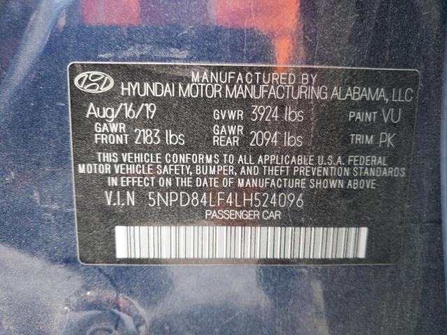 Photo 9 VIN: 5NPD84LF4LH524096 - HYUNDAI ELANTRA SE 