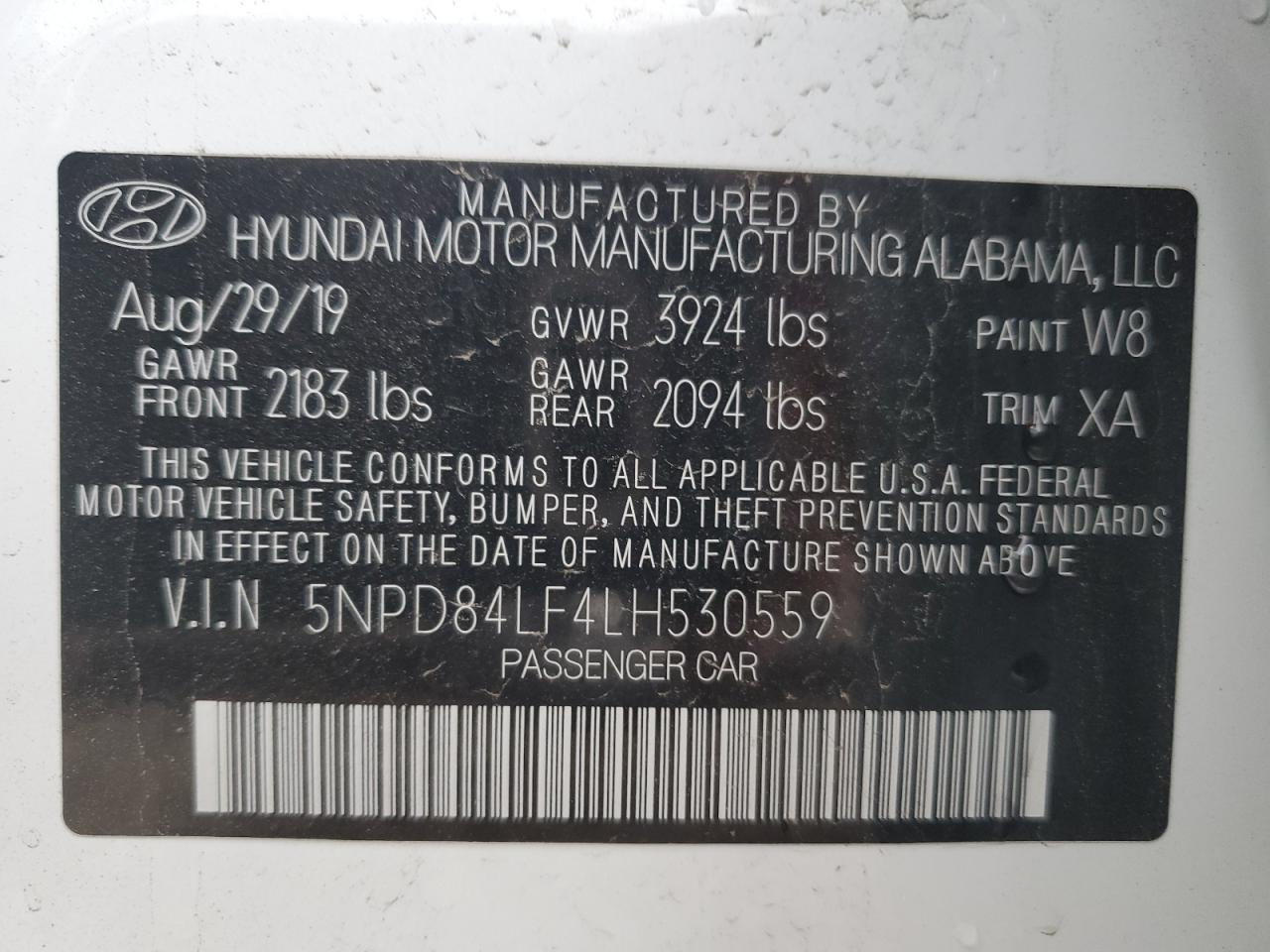 Photo 9 VIN: 5NPD84LF4LH530559 - HYUNDAI ELANTRA 