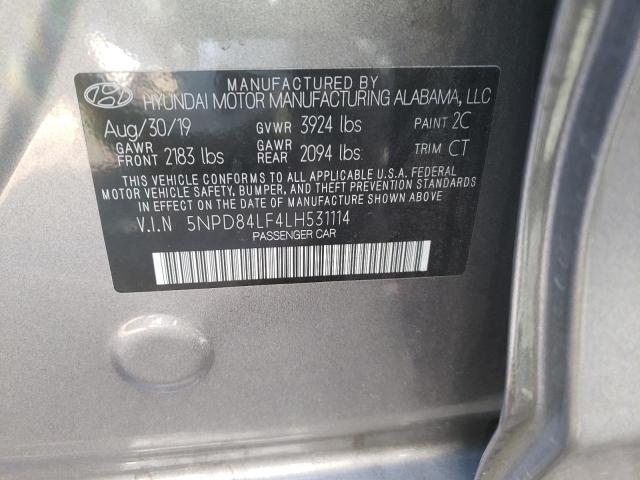 Photo 9 VIN: 5NPD84LF4LH531114 - HYUNDAI ELANTRA SE 