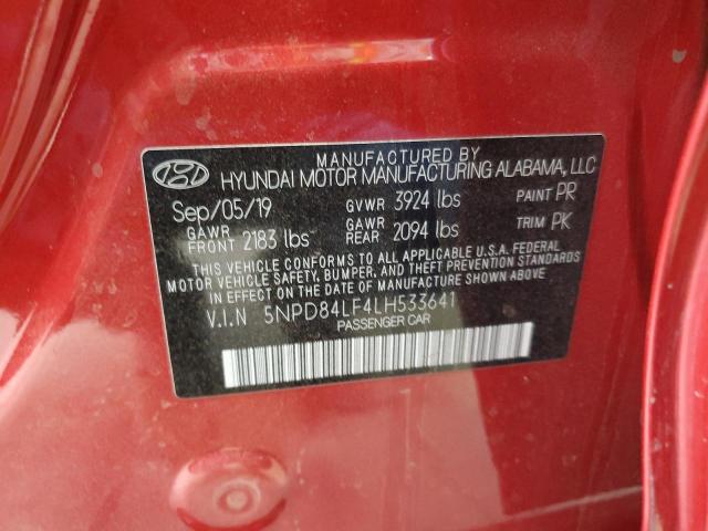 Photo 11 VIN: 5NPD84LF4LH533641 - HYUNDAI ELANTRA 