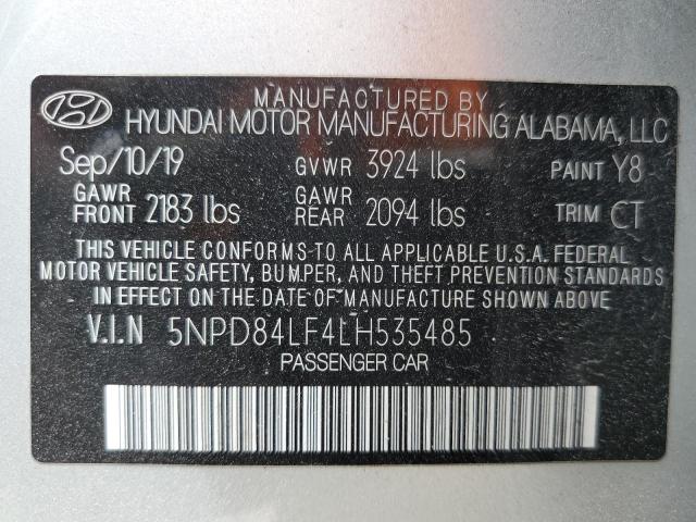 Photo 12 VIN: 5NPD84LF4LH535485 - HYUNDAI ELANTRA SE 