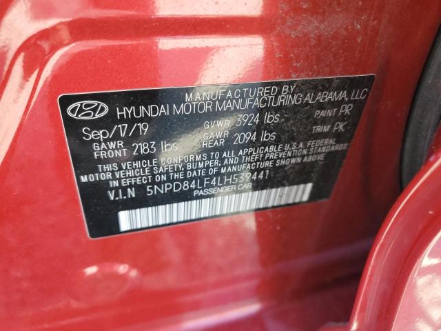 Photo 11 VIN: 5NPD84LF4LH539441 - HYUNDAI ELANTRA SE 