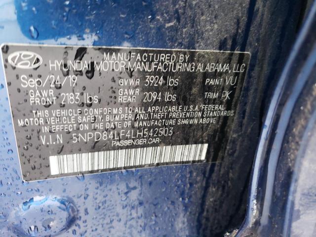 Photo 11 VIN: 5NPD84LF4LH542503 - HYUNDAI ELANTRA SE 