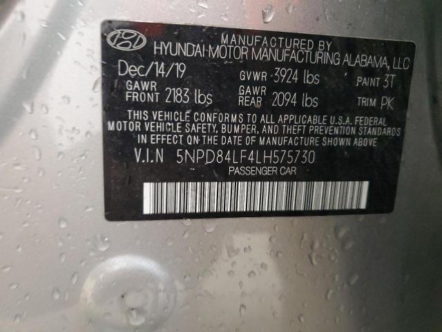 Photo 11 VIN: 5NPD84LF4LH575730 - HYUNDAI ELANTRA 