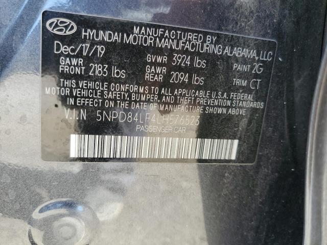 Photo 12 VIN: 5NPD84LF4LH576523 - HYUNDAI ELANTRA SE 