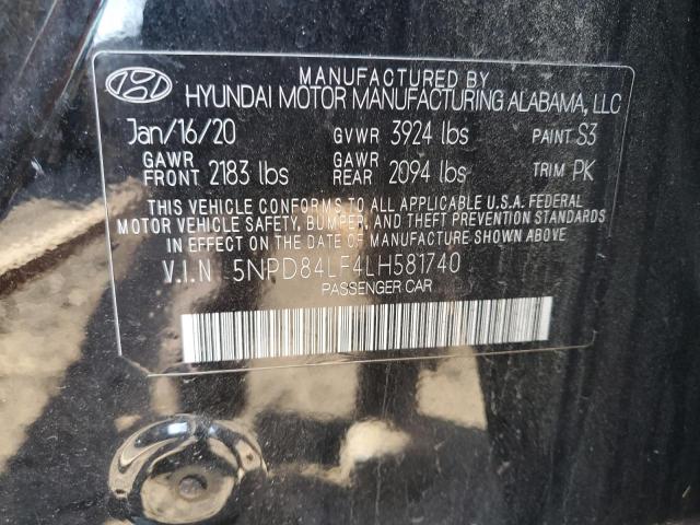 Photo 11 VIN: 5NPD84LF4LH581740 - HYUNDAI ELANTRA 