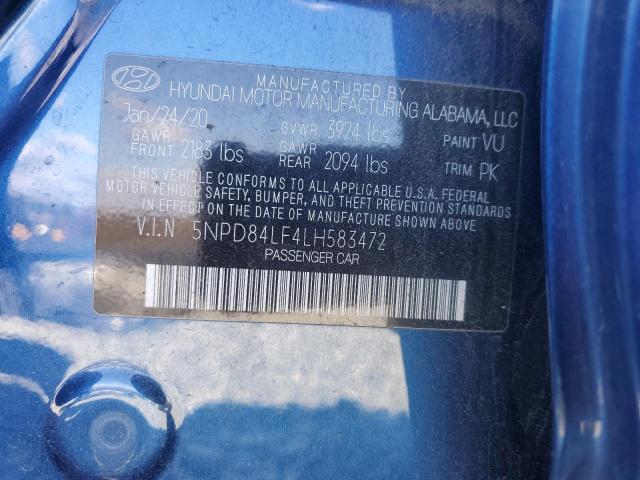 Photo 11 VIN: 5NPD84LF4LH583472 - HYUNDAI ELANTRA SE 